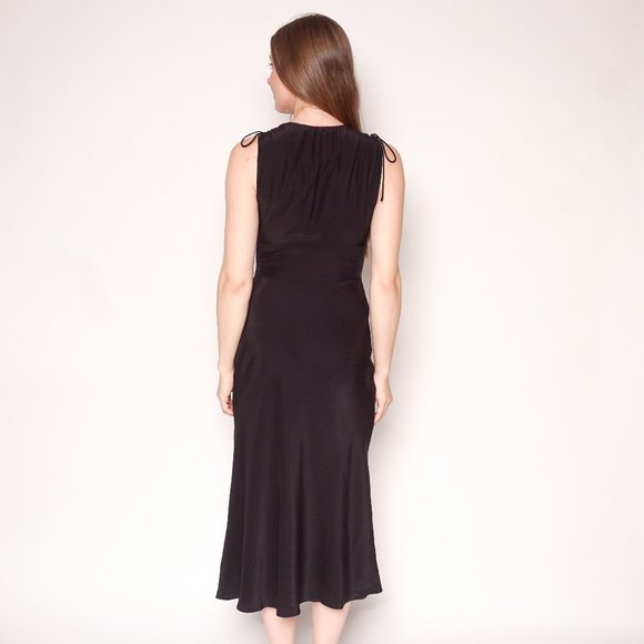 AMANDA UPRICHARD Silk Belvedere Midi Dress NWT - Picture 5 of 7